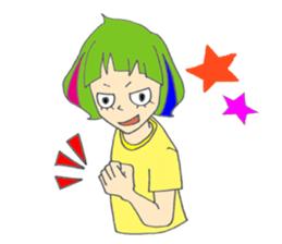 NICE GUYS WHO HAVE CUTE MASHROOM CUT sticker #11505729