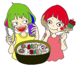 NICE GUYS WHO HAVE CUTE MASHROOM CUT sticker #11505749