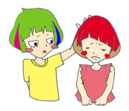 NICE GUYS WHO HAVE CUTE MASHROOM CUT sticker #11505764