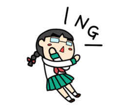 The daily SE Aoi of the engineer woman sticker #11506254