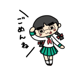 The daily SE Aoi of the engineer woman sticker #11506260