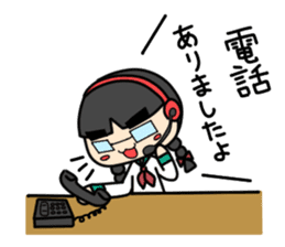 The daily SE Aoi of the engineer woman sticker #11506263