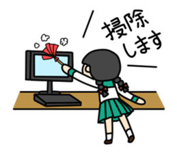 The daily SE Aoi of the engineer woman sticker #11506283