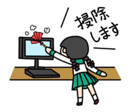 The daily SE Aoi of the engineer woman sticker #11506283