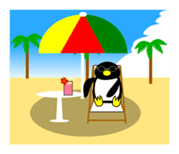 Penguin is watching always sticker #11506635