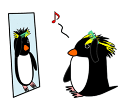 Penguin is watching always sticker #11506643