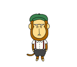 japanese lovely character "moe monky" 2 sticker #11506882