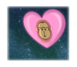 japanese lovely character "moe monky" 2 sticker #11506887