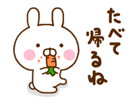 Rabbit Usahina Family sticker #11507182