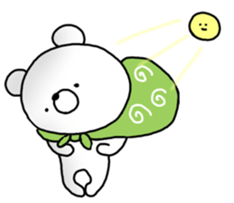 Apology sticker. A rabbit and bear. sticker #11507490