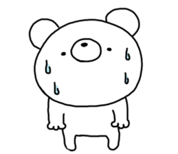 Apology sticker. A rabbit and bear. sticker #11507493