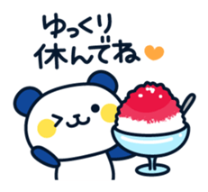 Panda attentive(summer ver.) sticker #11508014