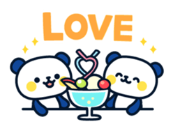 Panda attentive(summer ver.) sticker #11508045