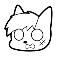 wild dog2 sticker #11508226