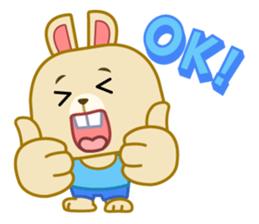 Happy Little Bunny sticker #11508288