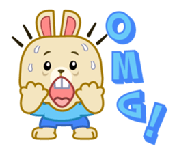 Happy Little Bunny sticker #11508291