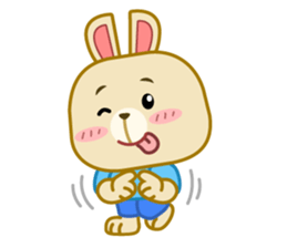 Happy Little Bunny sticker #11508299