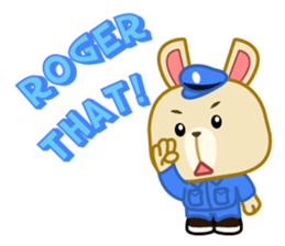 Happy Little Bunny sticker #11508300