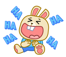 Happy Little Bunny sticker #11508302