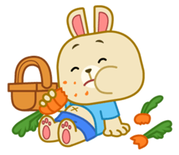 Happy Little Bunny sticker #11508308