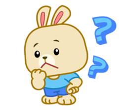 Happy Little Bunny sticker #11508313