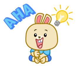 Happy Little Bunny sticker #11508316