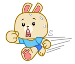 Happy Little Bunny sticker #11508320