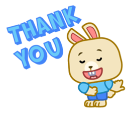 Happy Little Bunny sticker #11508321