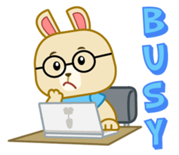 Happy Little Bunny sticker #11508322