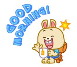 Happy Little Bunny sticker #11508324