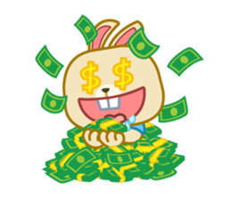 Happy Little Bunny sticker #11508326