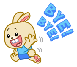 Happy Little Bunny sticker #11508327