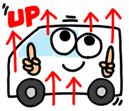 Reaction of a car. sticker #11508779