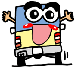 Reaction of a car. sticker #11508780