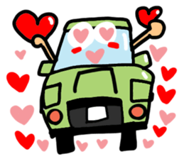 Reaction of a car. sticker #11508781