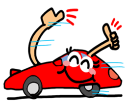 Reaction of a car. sticker #11508783