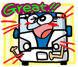 Reaction of a car. sticker #11508801