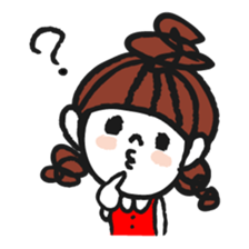 Cute and pop girl sticker #11509022