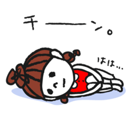 Cute and pop girl sticker #11509027