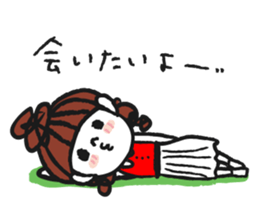 Cute and pop girl sticker #11509040