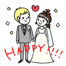 Cute and pop girl sticker #11509047