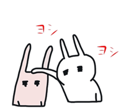 Pretty Funny Rabbits sticker #11509534