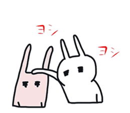 Pretty Funny Rabbits sticker #11509534