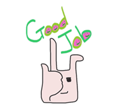 Pretty Funny Rabbits sticker #11509538