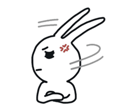Pretty Funny Rabbits sticker #11509552