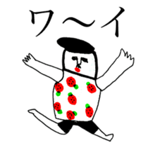 STRAWBERRY CLOTHES 3 sticker #11510215