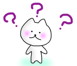 The cat which can be used in summer sticker #11510674