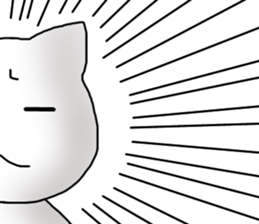 The cat which can be used in summer sticker #11510687