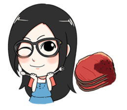 Eating Gal+ sticker #11511050