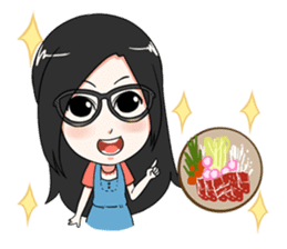 Eating Gal+ sticker #11511053